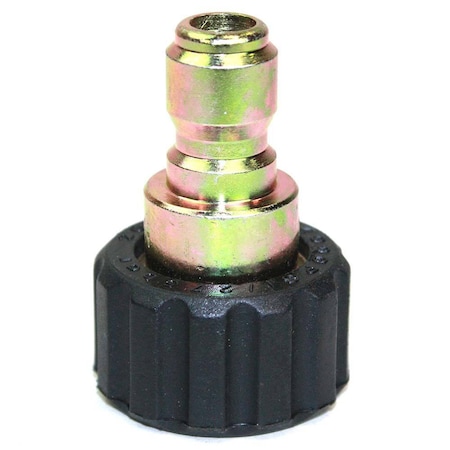 Interstate Pneumatics 3/8 Inch Steel Plug x M22 Female Threads PW7156